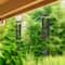 Glitzhome® 38" Matte Black Metal Black Windchime